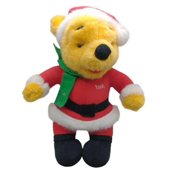 Winnie the Pooh Plush Santa - Picture 1 of 3